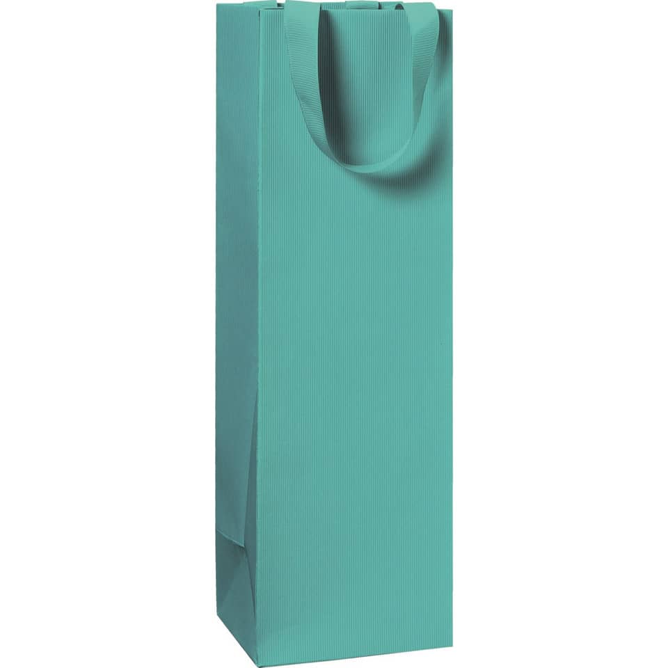 Tragetasche, Geschenkverpackung, Papiertragetasche, Teal Farbe, Schulterriemen