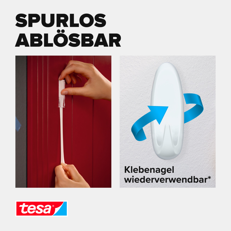 Klebestreifen, Klebepunkt, Klebeband, Spurlos, Ablösbar