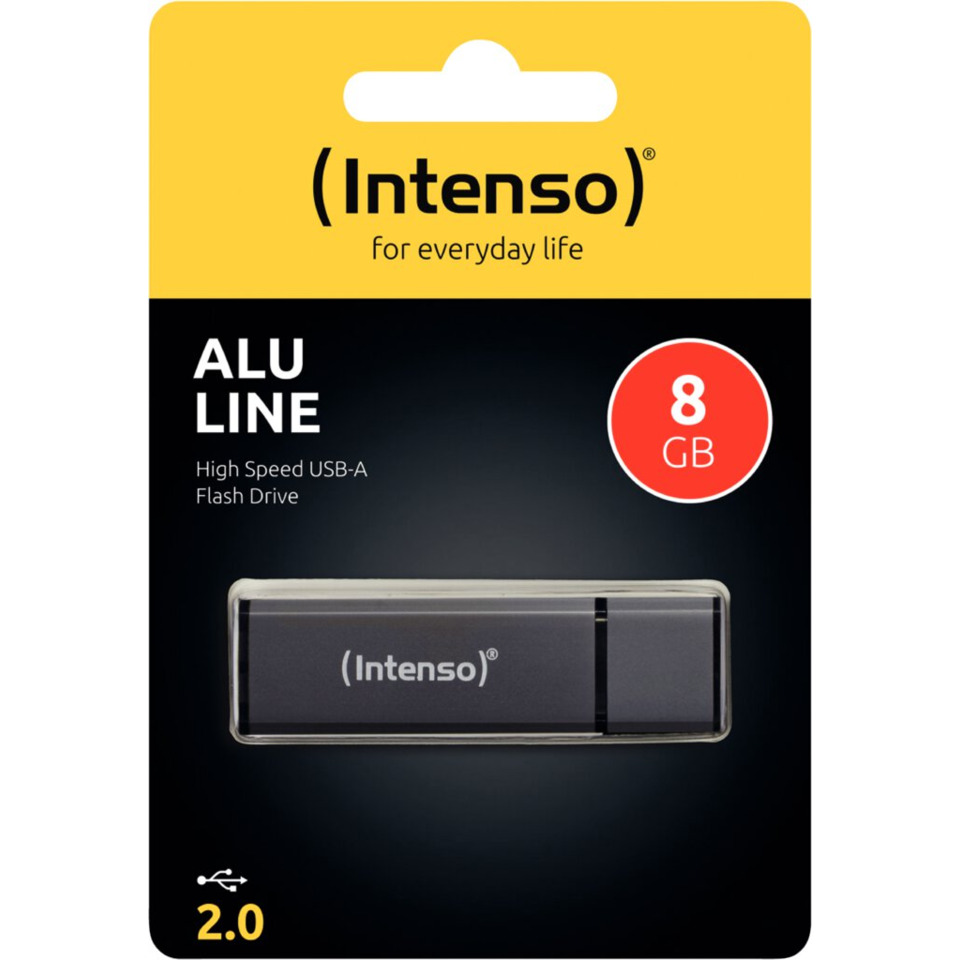 usb, flash drive, 8gb, aluline, metal