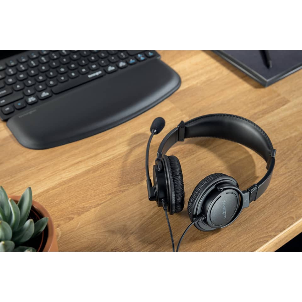 Kopfhörer, Over-Ear, Headset, Anschlusskabel, Schreibtisch-Setup