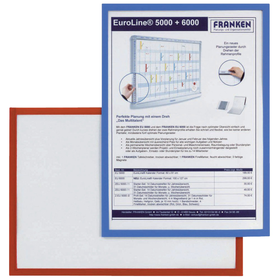 Kalender, Planungssystem, Magnettafel, Empty, Franken