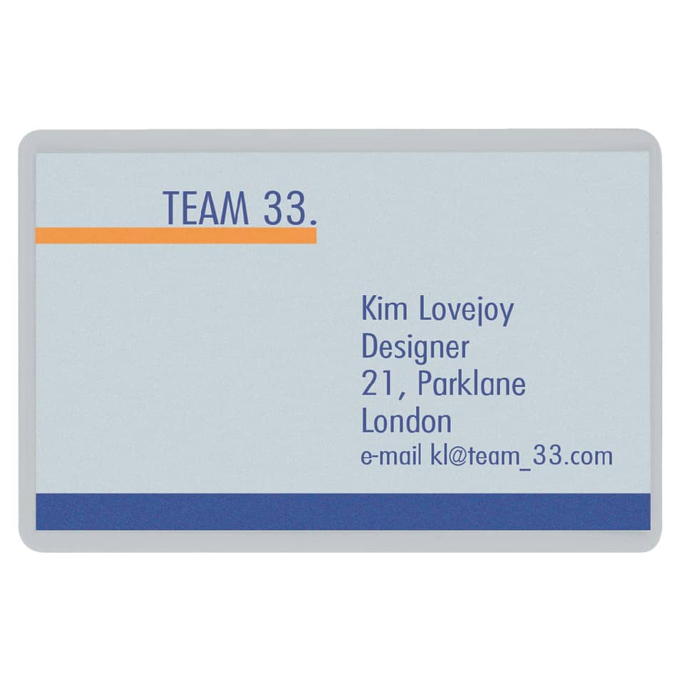 Name Karte, Visitenkarte, Designer, Blau, Druck