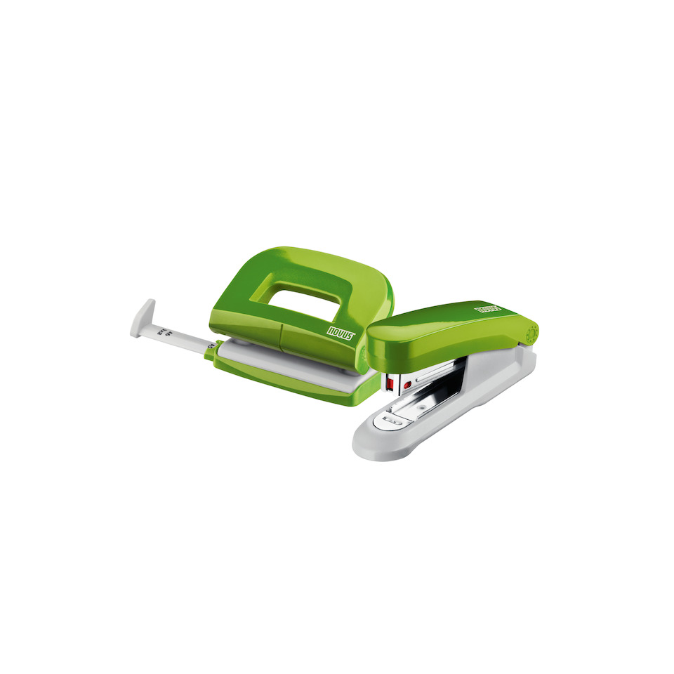 Heftgerät, Heftmaschine, Bürogerät, Bürobedarf, Grüne Farbe