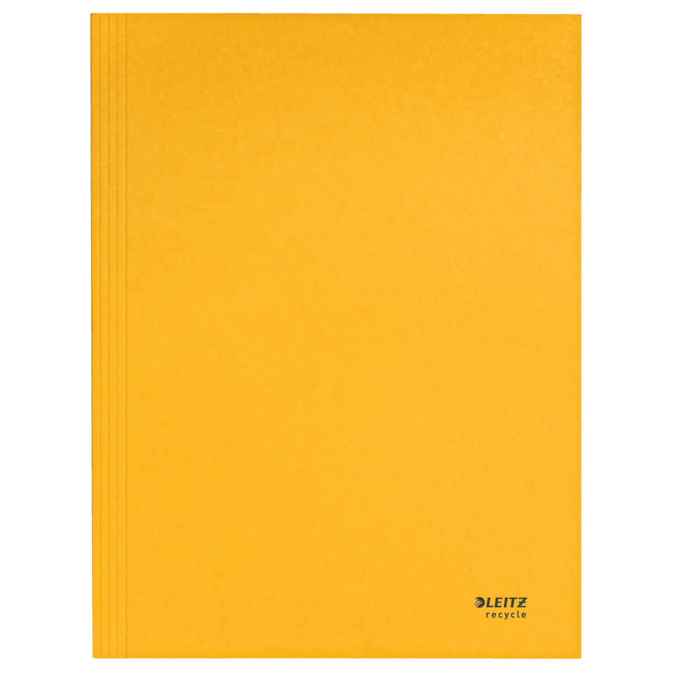 Notizbuch, Gelb, Kartonumschlag, Recyclingpapier, A5, Notizbuch, Notebook, Spiralband, Gelb, Leitz recycled