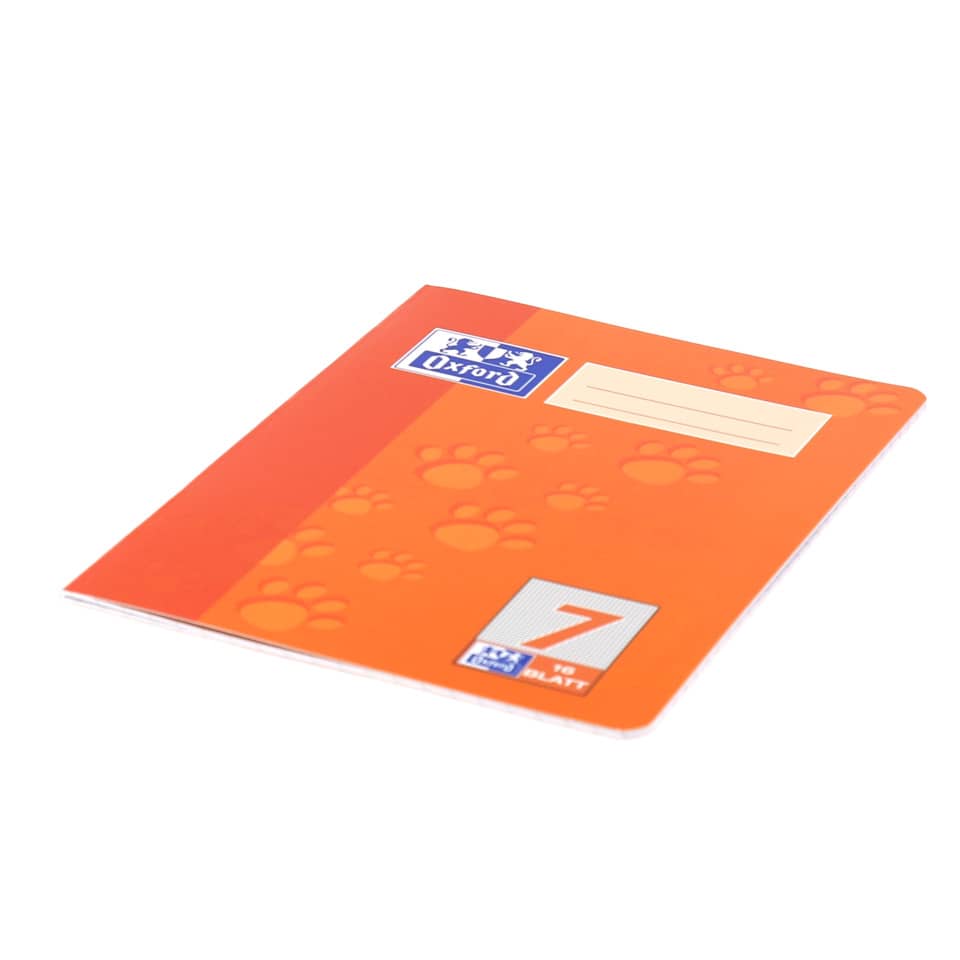 Schulheft, Ordner, Orange, A4, Oxford