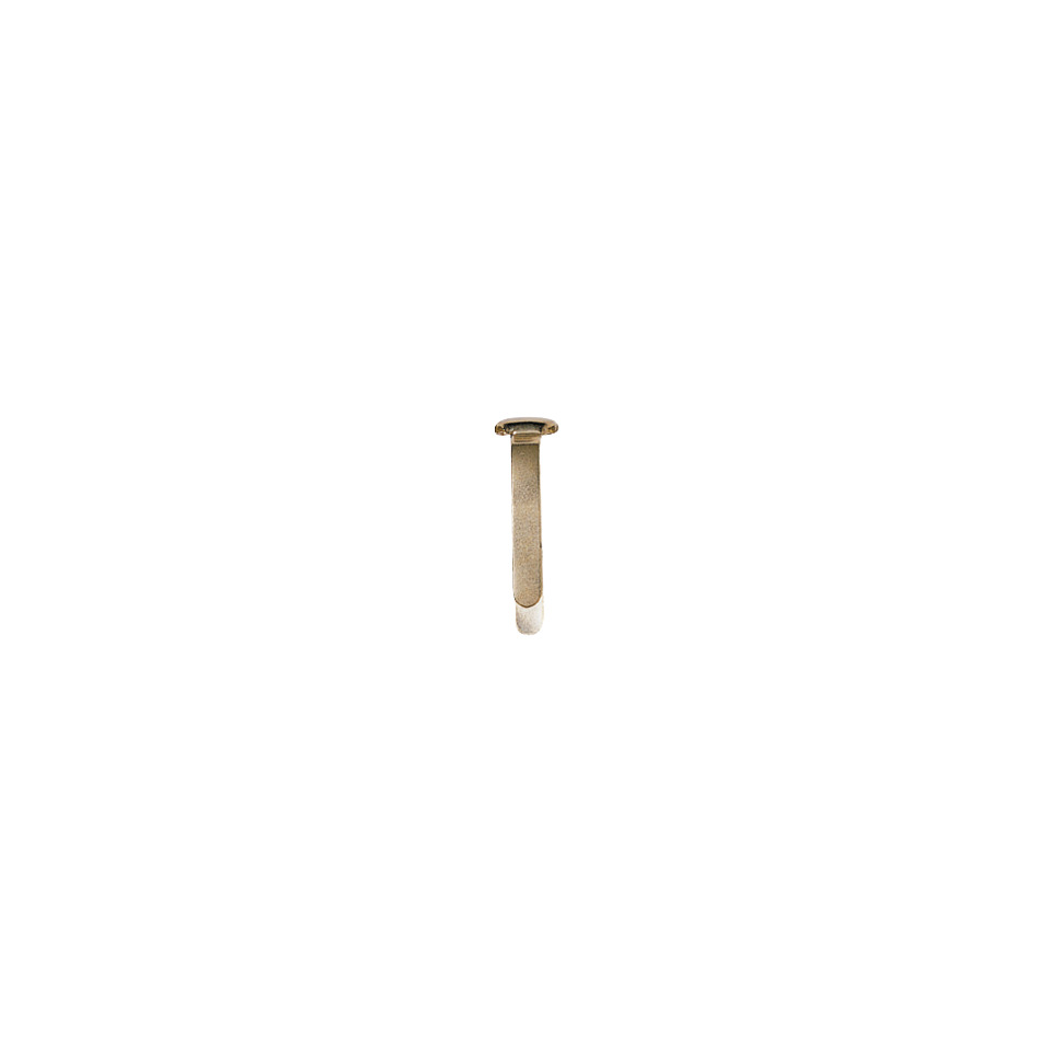 Ohrring, Stecker, Fauxhertz, goldfarben, Beschlag