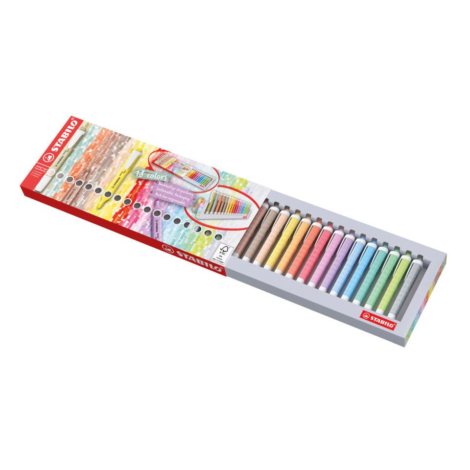 Aquarellstifte, Farbstifte, Kunstset, Holzstifte, Stabilo Produkt