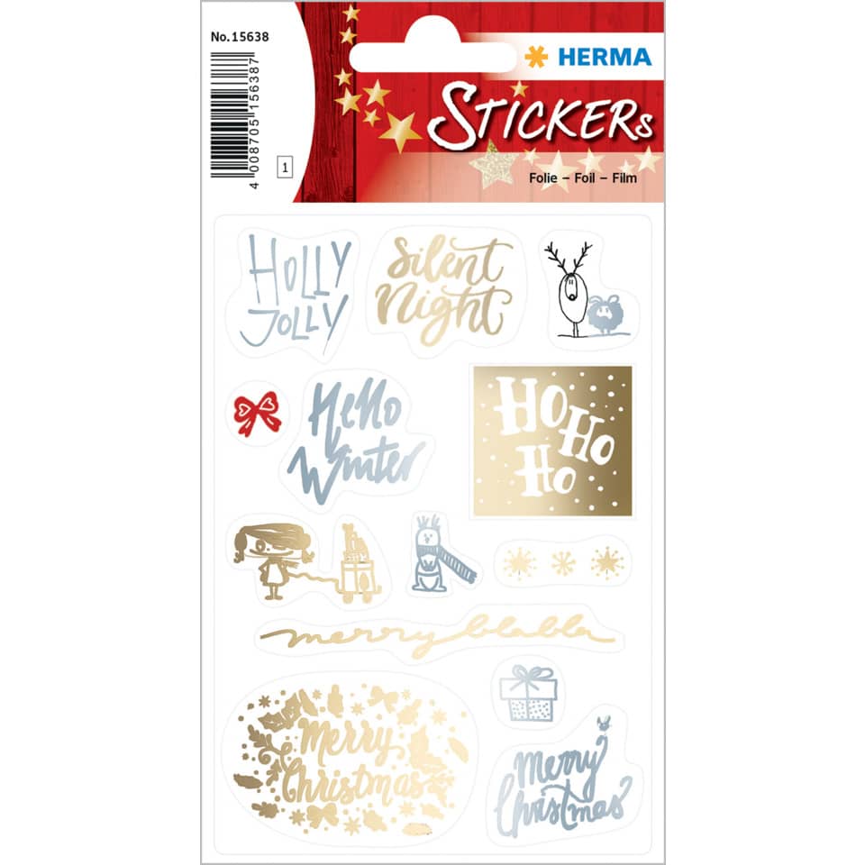 Sticker, Winter, Weihnachten, Aufkleber, Dekorationsaufkleber