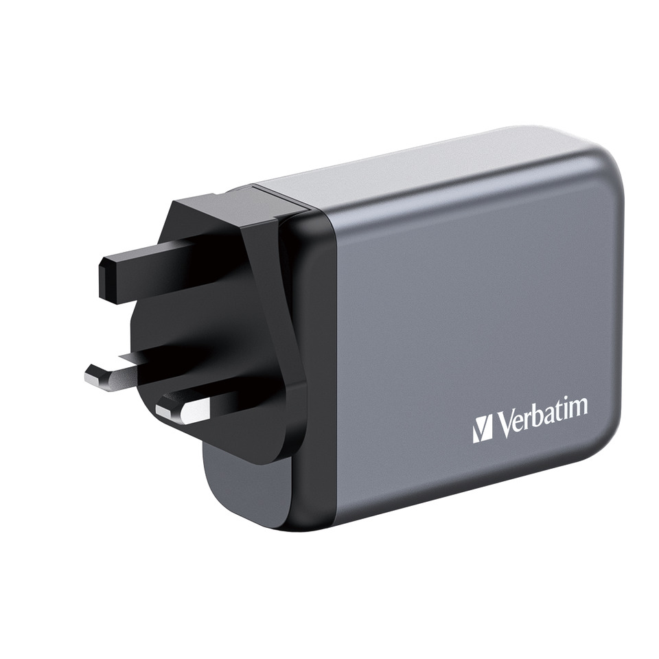 EU-Stecker, USB-C-Adapter, Wandstecker, Ladegerät, Verbatim