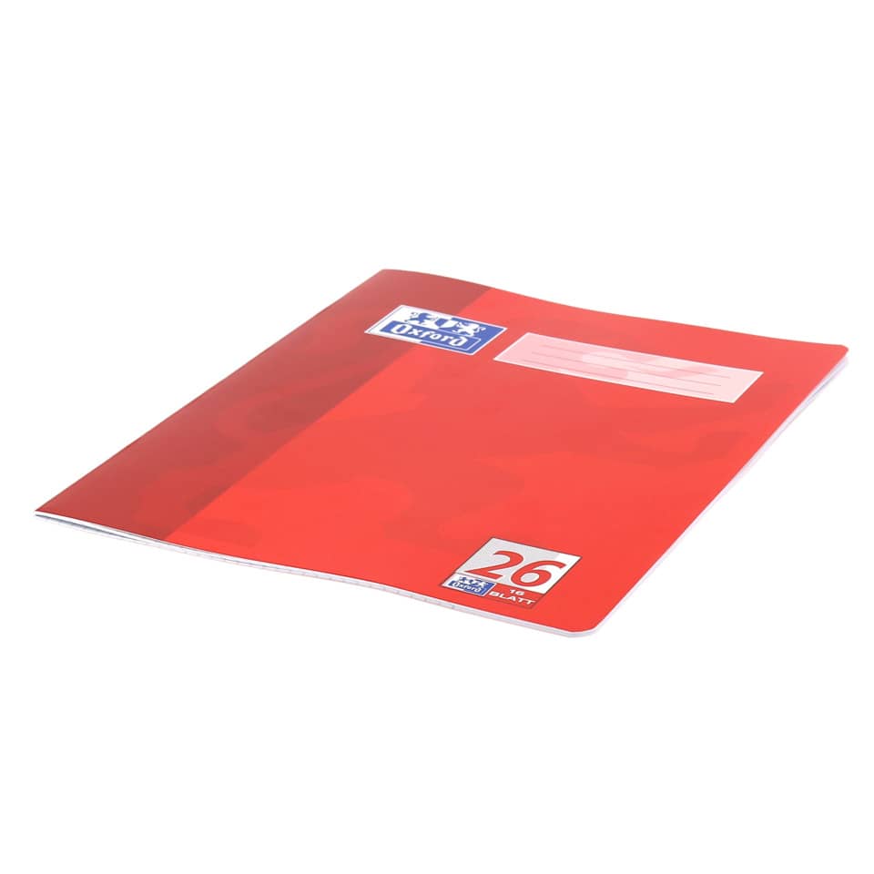 Ordner, A4, Kunststoff, roter Ordner, Deckel mit Beschriftung