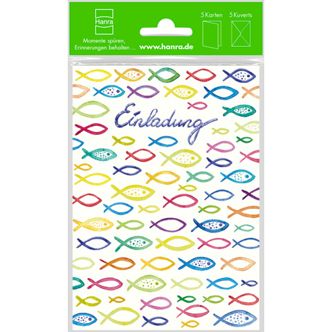 Kommunionseinladung, 5 Stück  41-7681