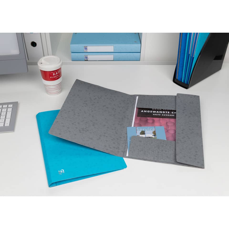 Ordner, Portfolio, graue Hülle, blauer Ordner, Dokumentenhalter