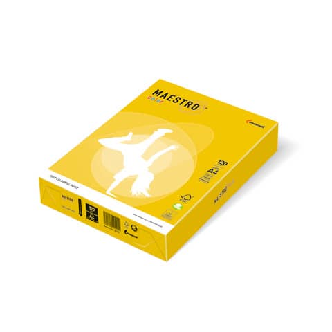 Kopierpapier Color Intensiv, A4, 120g/m², 250 Blatt, intensivgelb MAESTRO COLOR 9417-IG50A12S