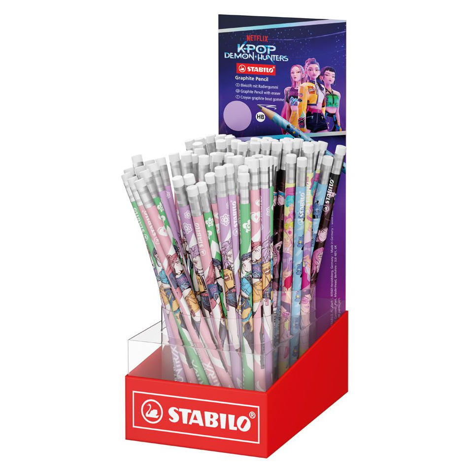 Bleistifthalter, Graphitstift, Buntstifte, Display, Schreibware