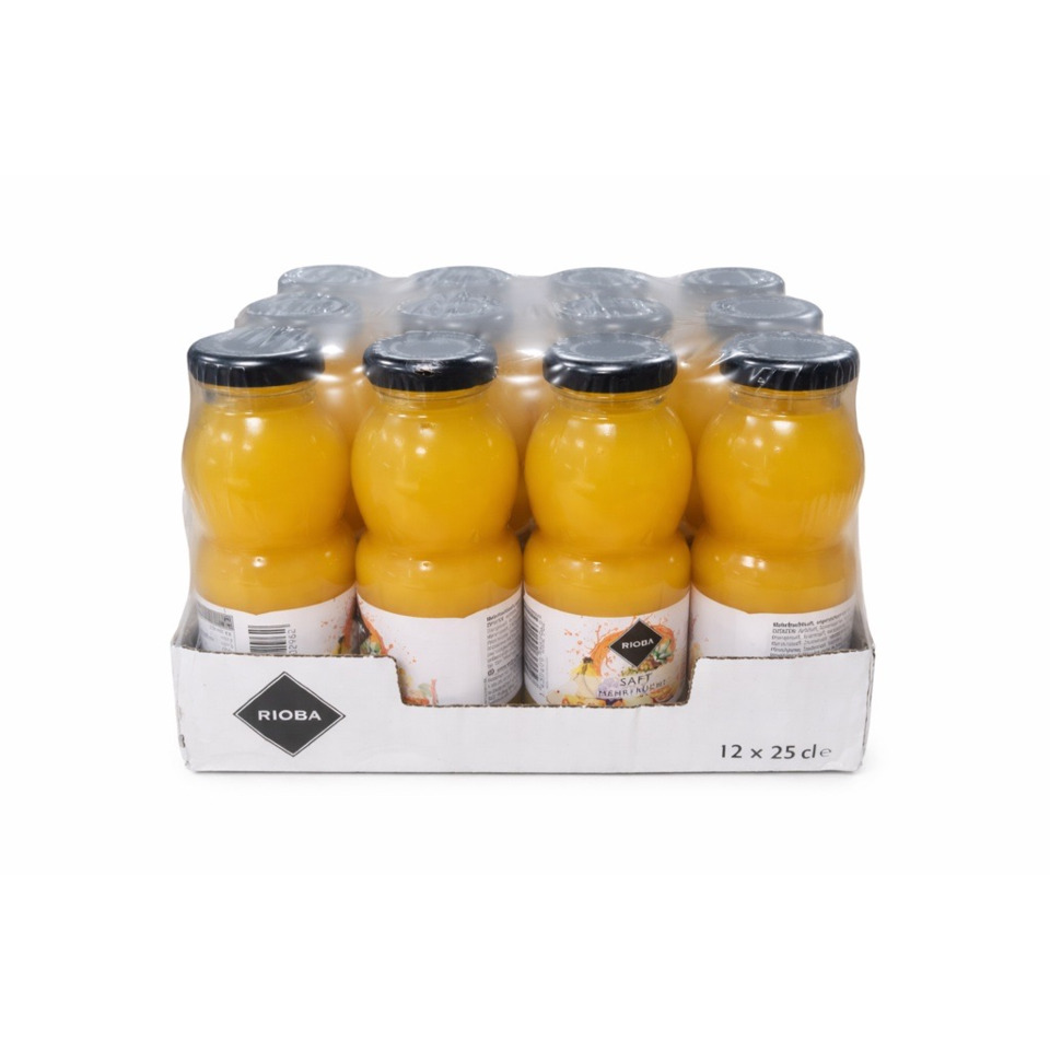 Orangensaft, Flasche, 12er-Pack, Saft, Glasflasche
