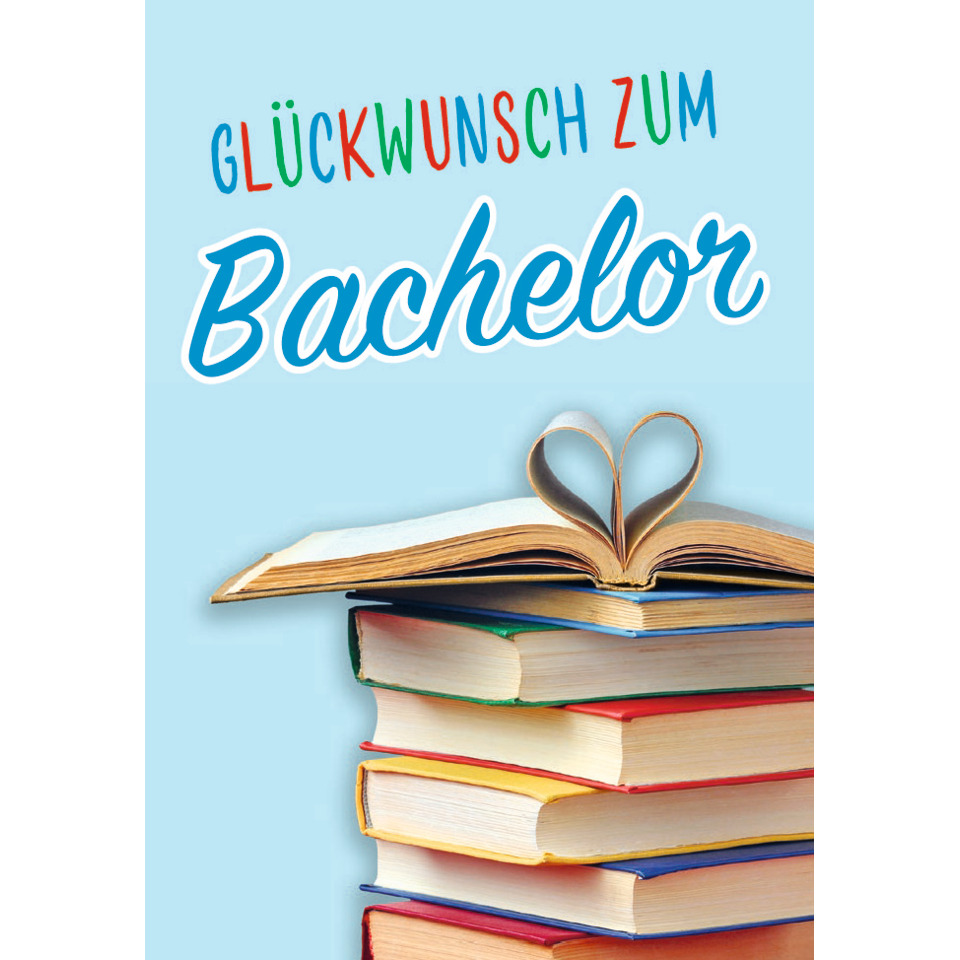 Buchstapel, Bücher, Herzform aus Papier, Motiv Bücher
