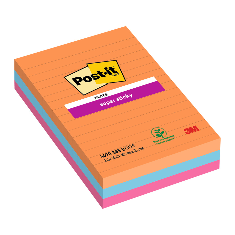 Post-it, Notizblock, Notizpapier, Sticky notes, Lot of 100