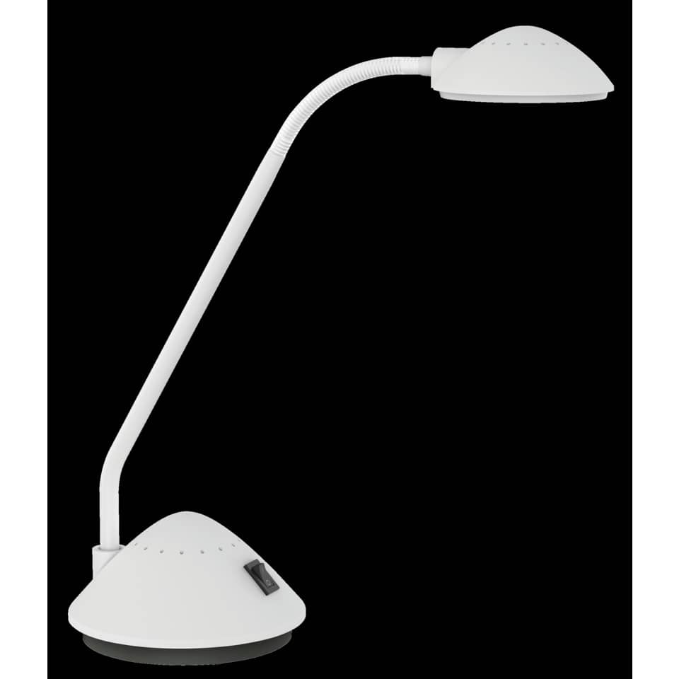 Leselampe, Schreibtischlampe, Dimmbar, Material: Kunststoff, Weiß