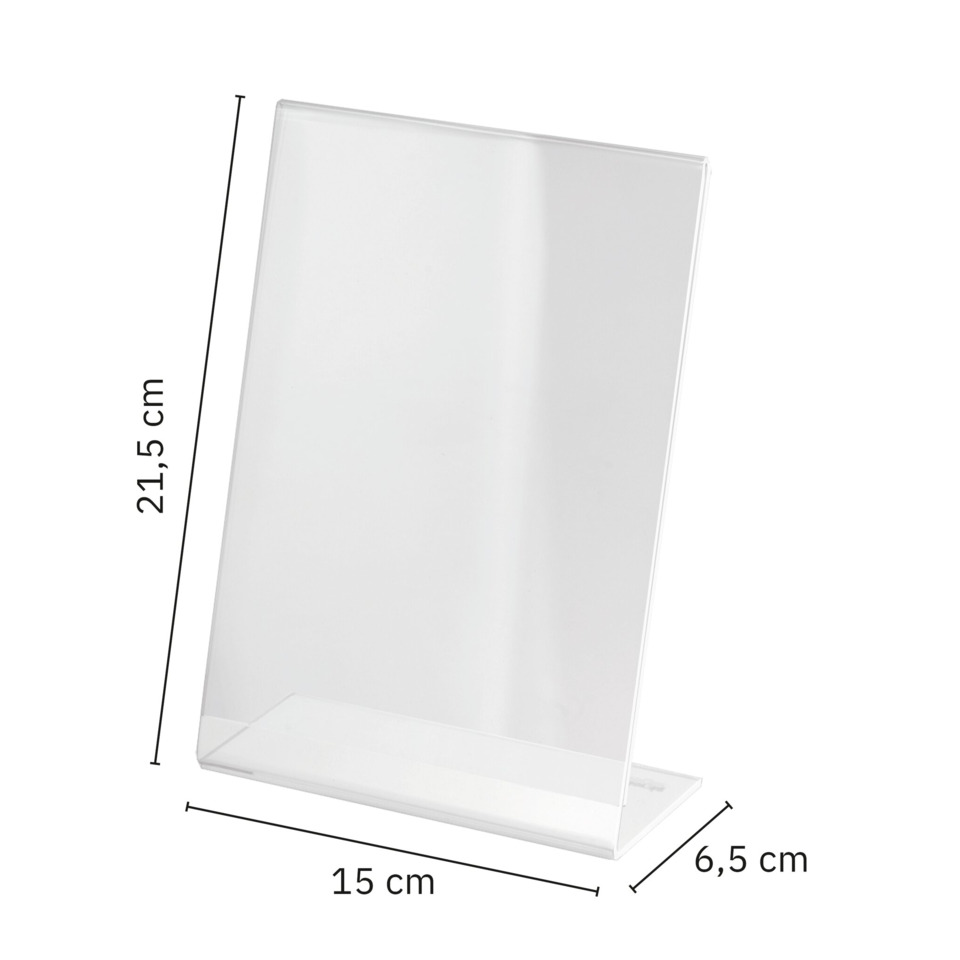 Display-Stand, Acryl, Klar, Rechteckig, Foto-Ständer