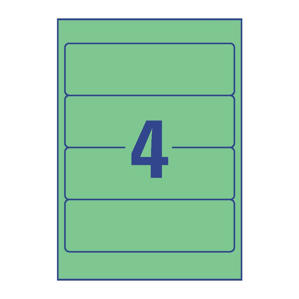 digits, Karte, Poster, blaue Kontur, grüner Hintergrund