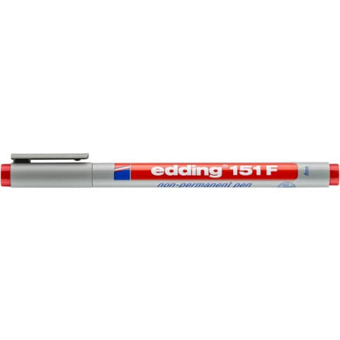 Folienstift 151F non-permanent, 0,6mm, rot EDDING 151 002