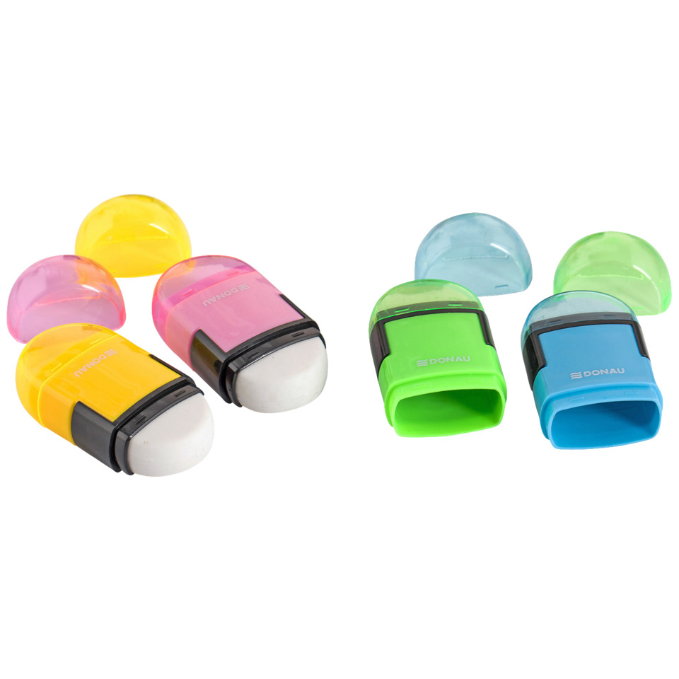 Radiergummi, Spitzer, Bunt, Kreativ-Forma, Schultipp