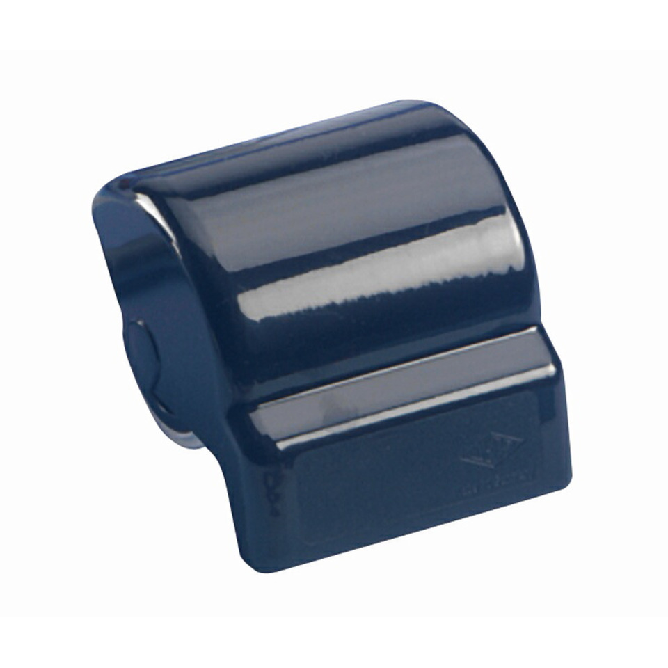 Pencilsharpener, Kunststoff, Blau, Rund, Schwarz