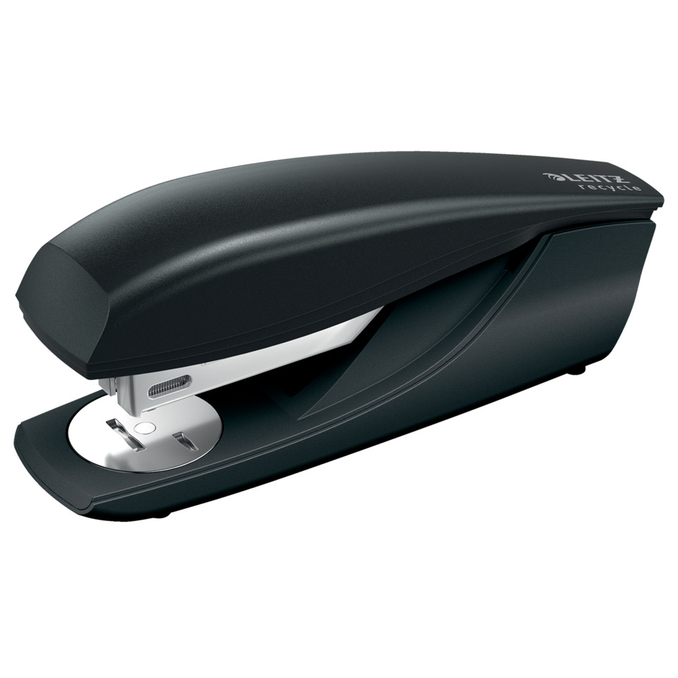 Klammerstapler, Streifgerät?, Klammernmechanismus, Briefklammer, Klammernsystem, Heftgerät, Perforator, Stanzheftgerät, Stahlstahl, schwarz