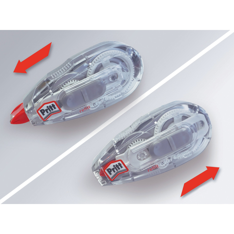 Korrekturspitze, Tippkassette, Klebebandrefill, Tippfeile?, Pritt refill