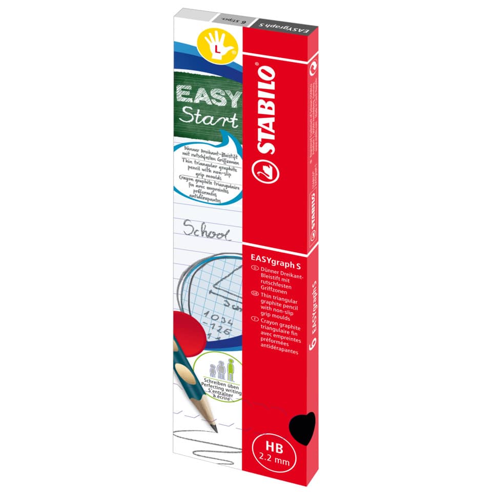Graphite pencil, HB 2.2 mm, Dreikantiger Bleistift, Schulbedarf, EF-?