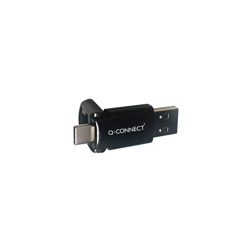 USB-C Adapter, Q-Connect, USB 3.0, USB-A zu USB-C, Adapter
