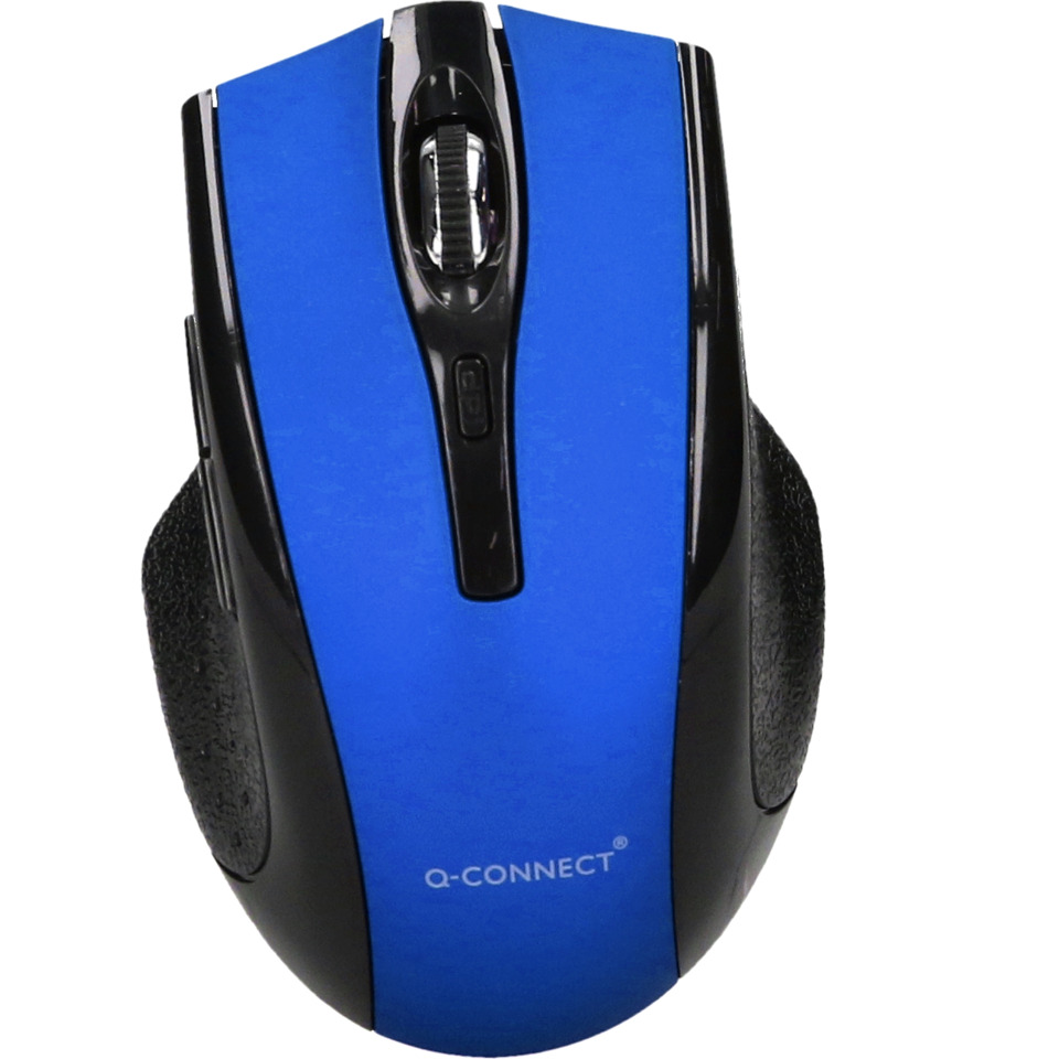computer-mouse, wireless-mouse, blue, ergonomic, optical