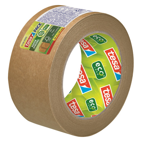 Packband ecoLogo®, Papier, 50 m x 50 mm, braun TESA 57180-00000-03