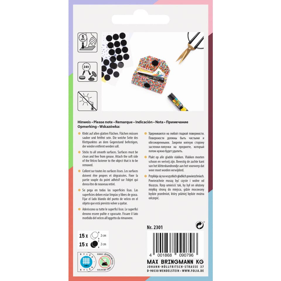 künstlerbedarf, Klebepunkte, Schere, Klebetröpfchen, buntes bastelset