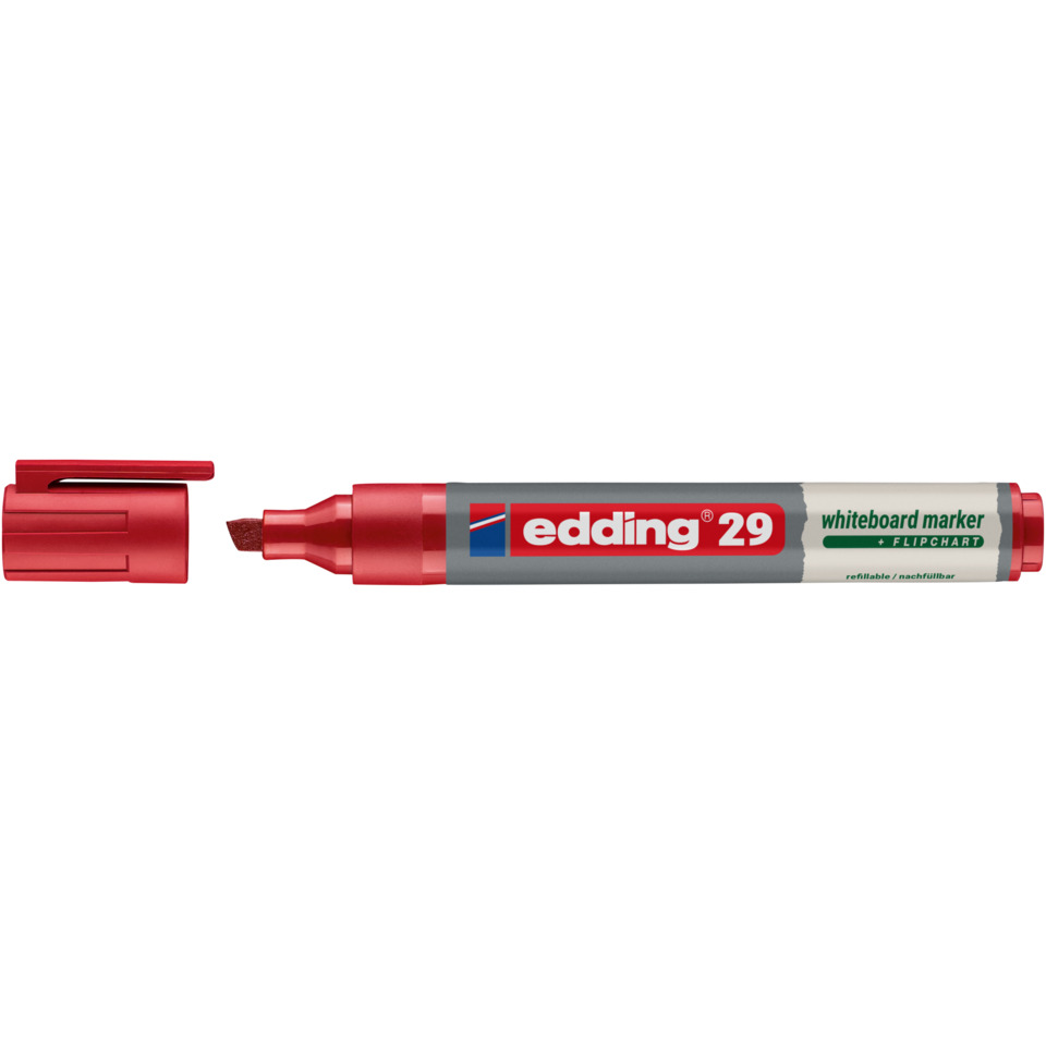 whiteboard marker, red marker, dry-erase, flipchart, refillable