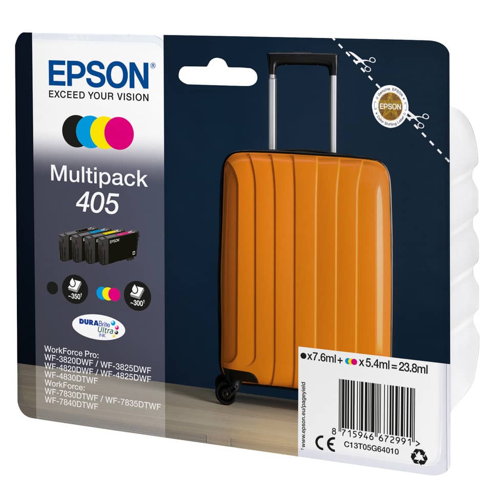 Koffer, Trolley, Orange, Hartschale, Multitpak