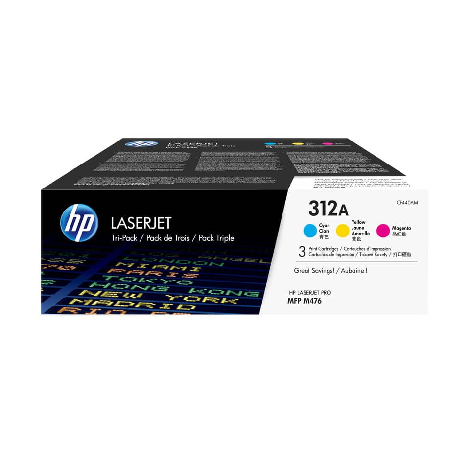 LaserJet, Tintenpatrone, HP, 3er Pack, MFP M476