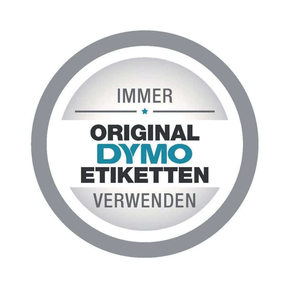 etiketten, verbrauchsmaterial, original, dymo, aufkleber