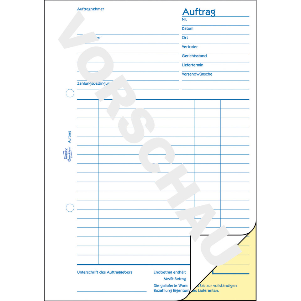 auftrag, formblatt, papier, dokument, auftragsschein