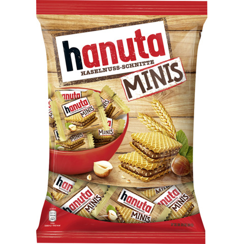 Haselnuss, Waffeln, Snack, Mini, Packung