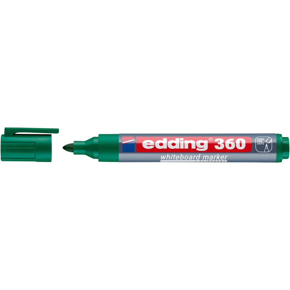 whiteboard marker, grün, doppelkappe, Markerenspitze, löschbare Kappe
