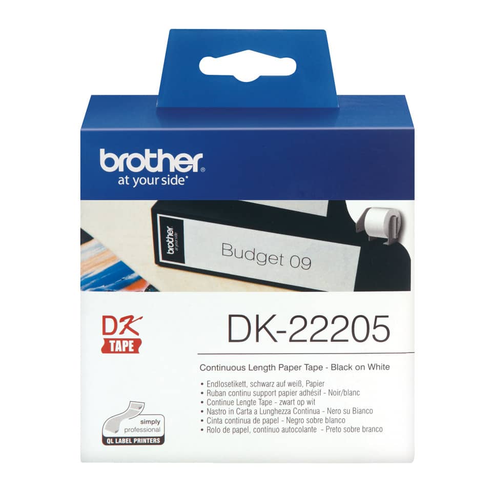 DK-22205, Klebeband, Klebebandrolle, Druckerband, Budget-09
