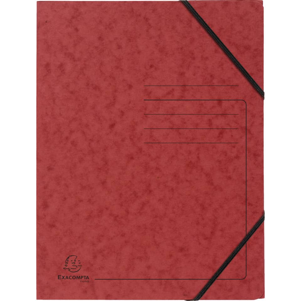 Notizbuch, rote Schutzhülle, elastische Ecke, Adresszeilen, Markenlogo