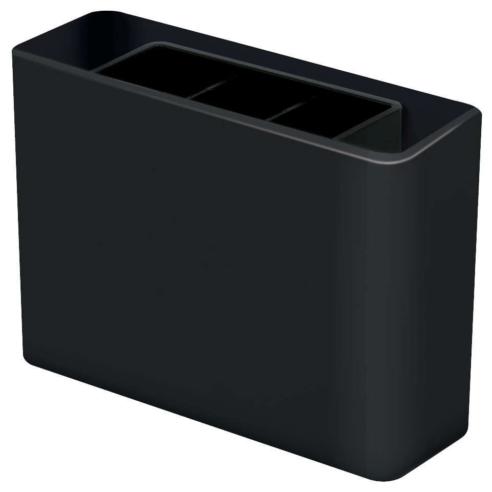 Schreibtisch-ablage, Stiftehalter, Organizer, Schwarz, Schlicht