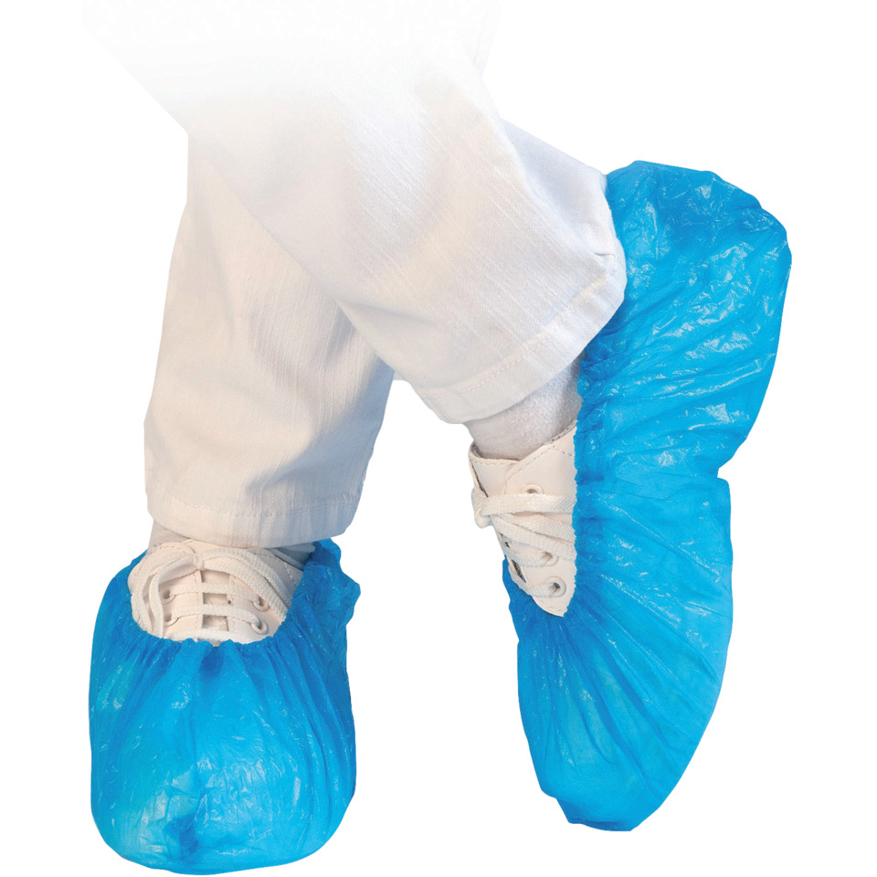 Schuhabdeckungen, Schuhüberzieher, Einweg, Blau, Paar