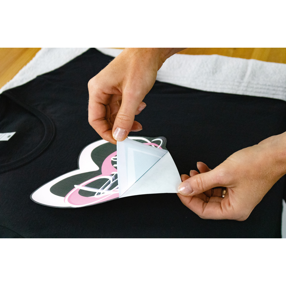 Sticker, Aufbügelsticker, Hitze-Übertragung, Herzform, Formenmix