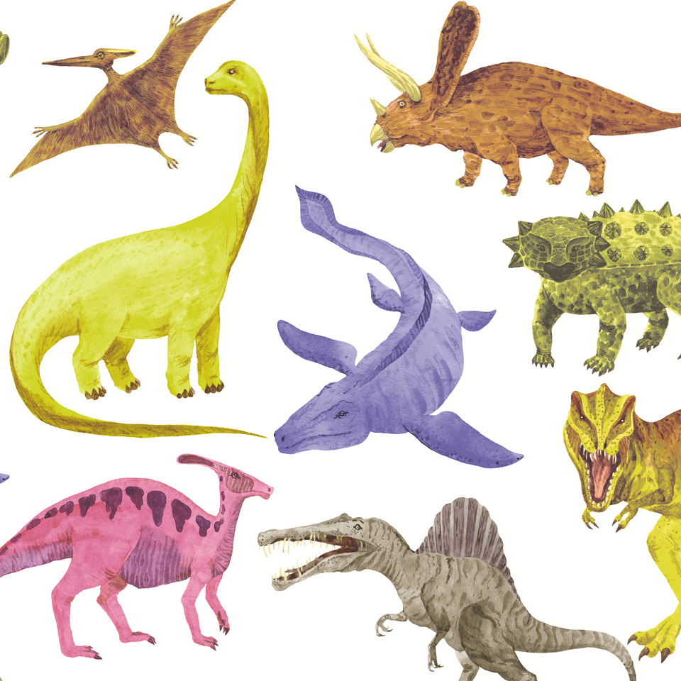 dinosaurier, dinosaurier-illustration, farbige-dinos, wildtiere, fossilien-art
