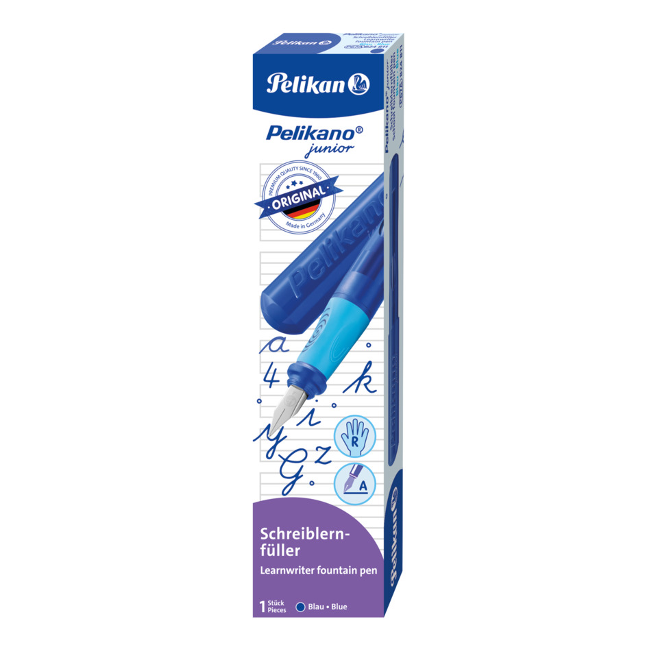 Schreibfeder, Füllfederhalter, Tintenfeder, Blue ink, Schreibset