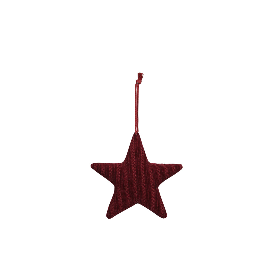 Sterneanhänger, Christbaumschmuck, Dekoration, Hänger, Stoffstern