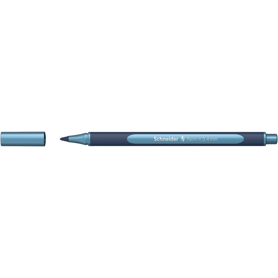 Marker, Stift, Blau, Doppelseitig, 0.4mm